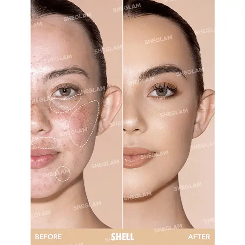 کانسیلر پددار شیگلم مدل Complexion boost رنگ SHELL