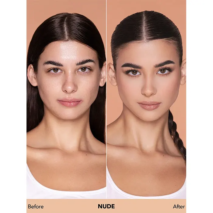 کرم پودر مات و بادوام شیگلم مدل COMPLEXION PRO رنگ NUDE | حجم 30 میل