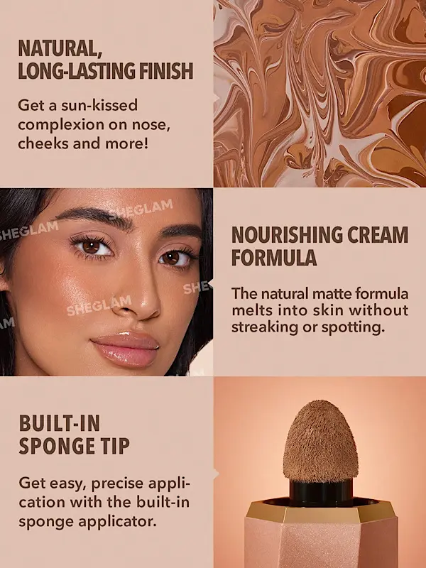 برنزر مایع براق Sun Beam رنگ Toffee شیگلم SHEGLAM