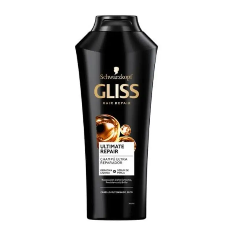 شامپو گلیس Gliss مدل Ultimate Repair اورجینال آلمانی حجم 370 میل