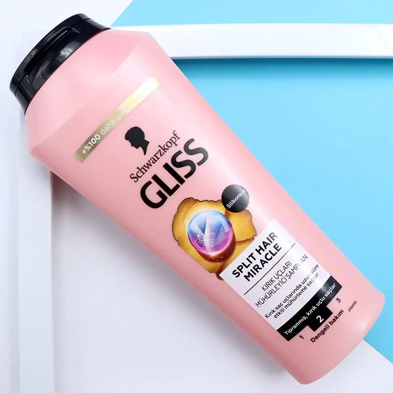 شامپو نرم و براق کننده گلیس مدل LIQUID SILK