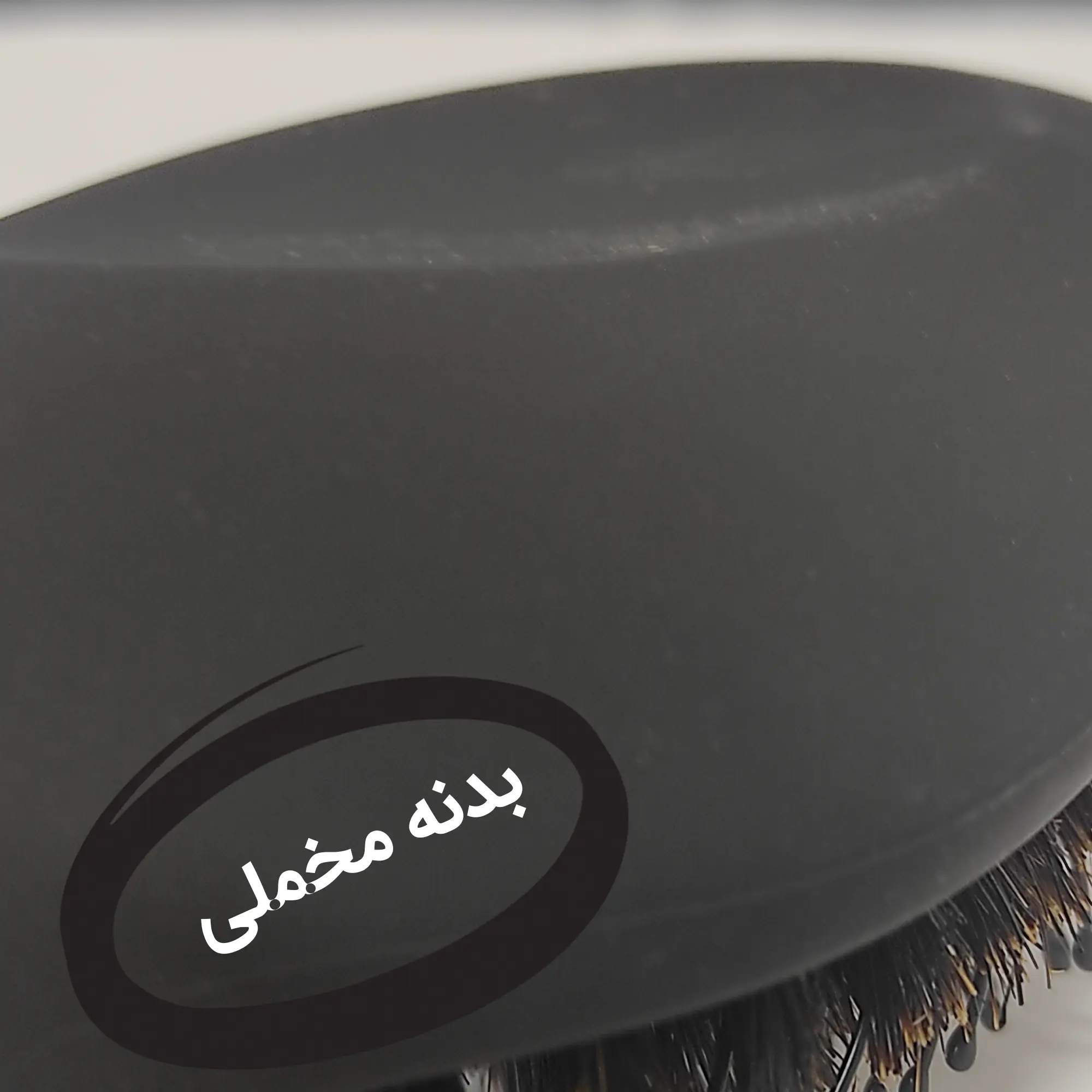 بیش beysh برس مو اکستنشن مدل مستطیل رنگ مشکی بیش