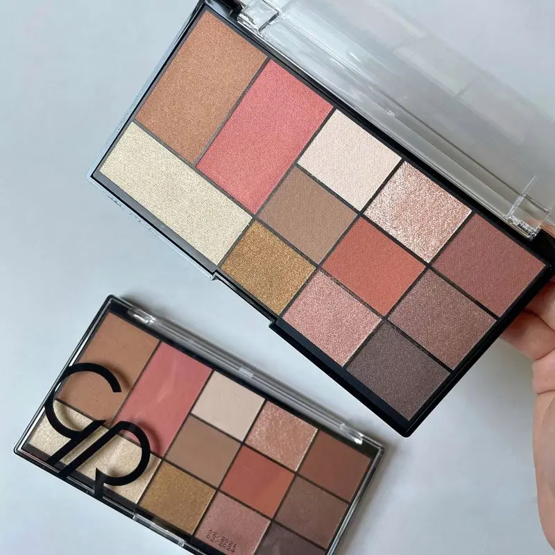 پالت سایه چشم مات کد روشن سیتی گلدن رز Golden Rose City Style Face and eye palette