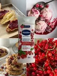 لوسیون بدن SUPERFOOD وازلین Vaseline مدل Cranberry