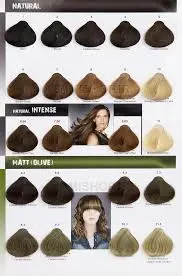 رنگ مو الیو سری طبیعی Olive حجم 100 میلی لیتر